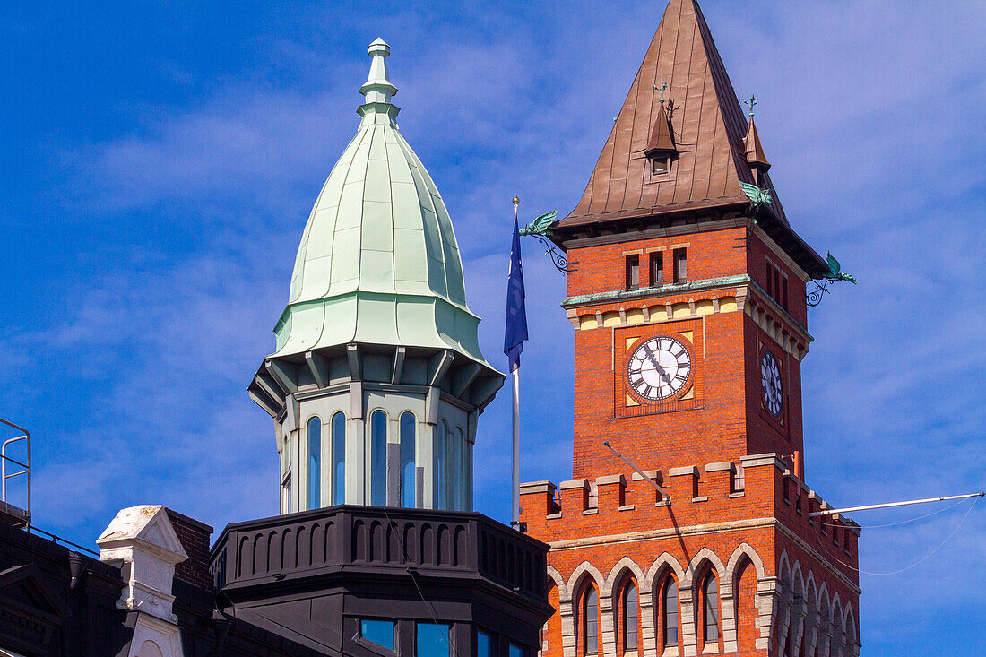 Europa,Skandinavien,Schweden. Schonen. Helsingborg. Radhuset. Das Rathaus