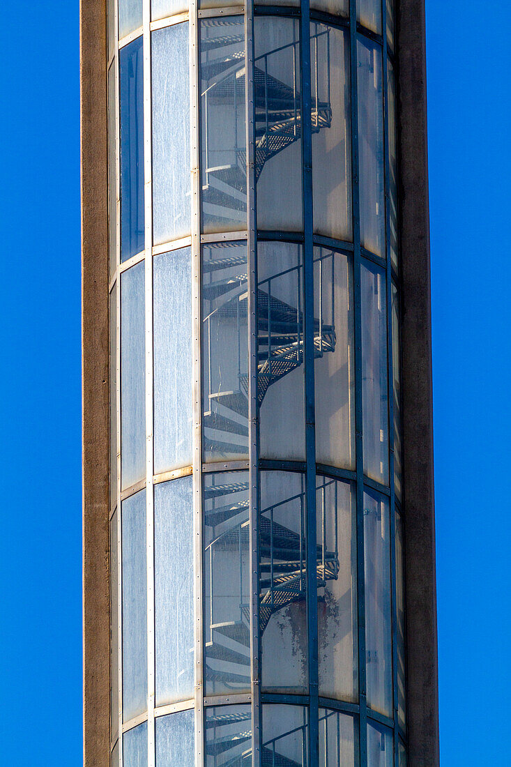 Europe,Sweden,Ostergotland County,Linkoeping. Spiral staircase at the university