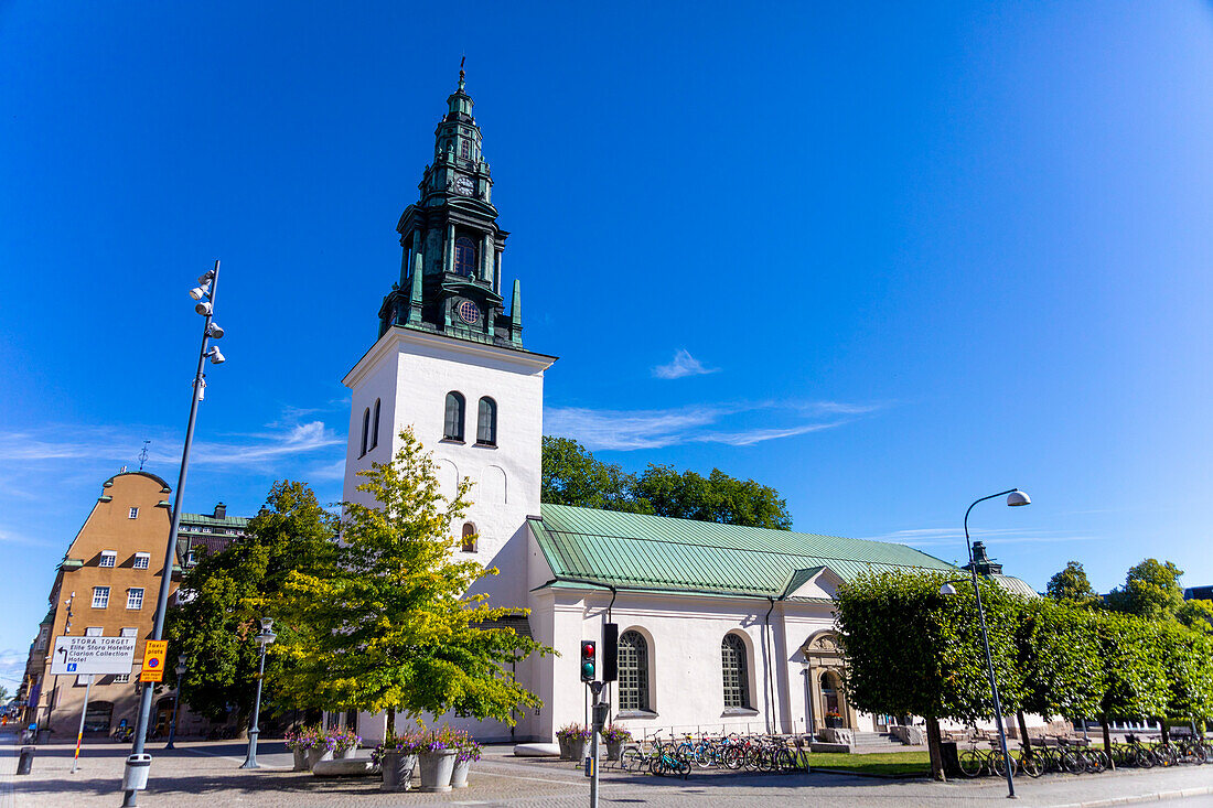 Europe,Sweden,Ostergotland County,Linkoeping. St. Lars church