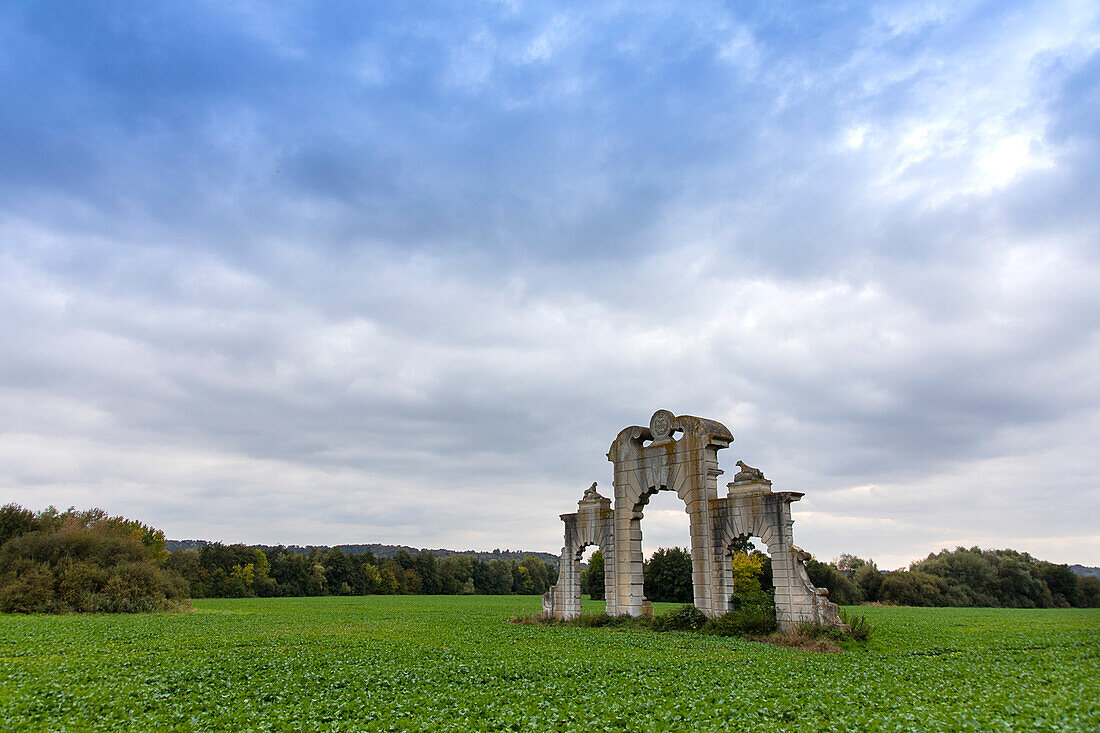 Frankreich,Hauts de France,Aisne,Soupir,Schloss Soupir