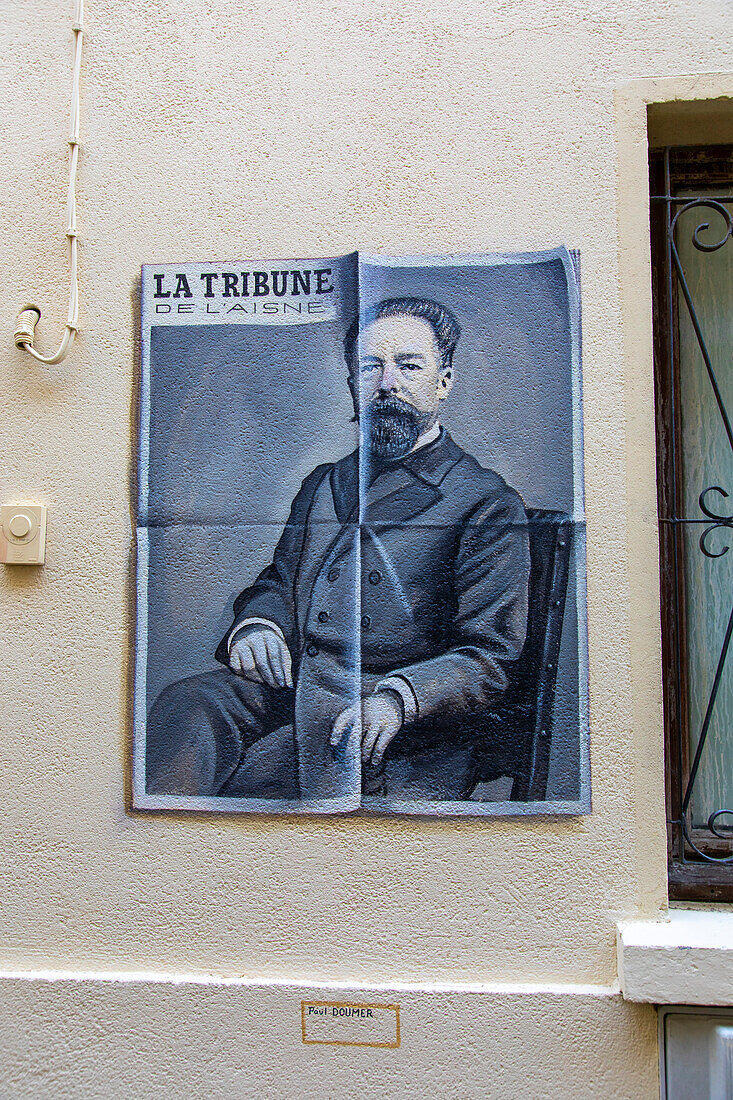 Frankreich,Hauts de France,Aisne,Laon. Alte Stadt,Ruelle des Neufliers