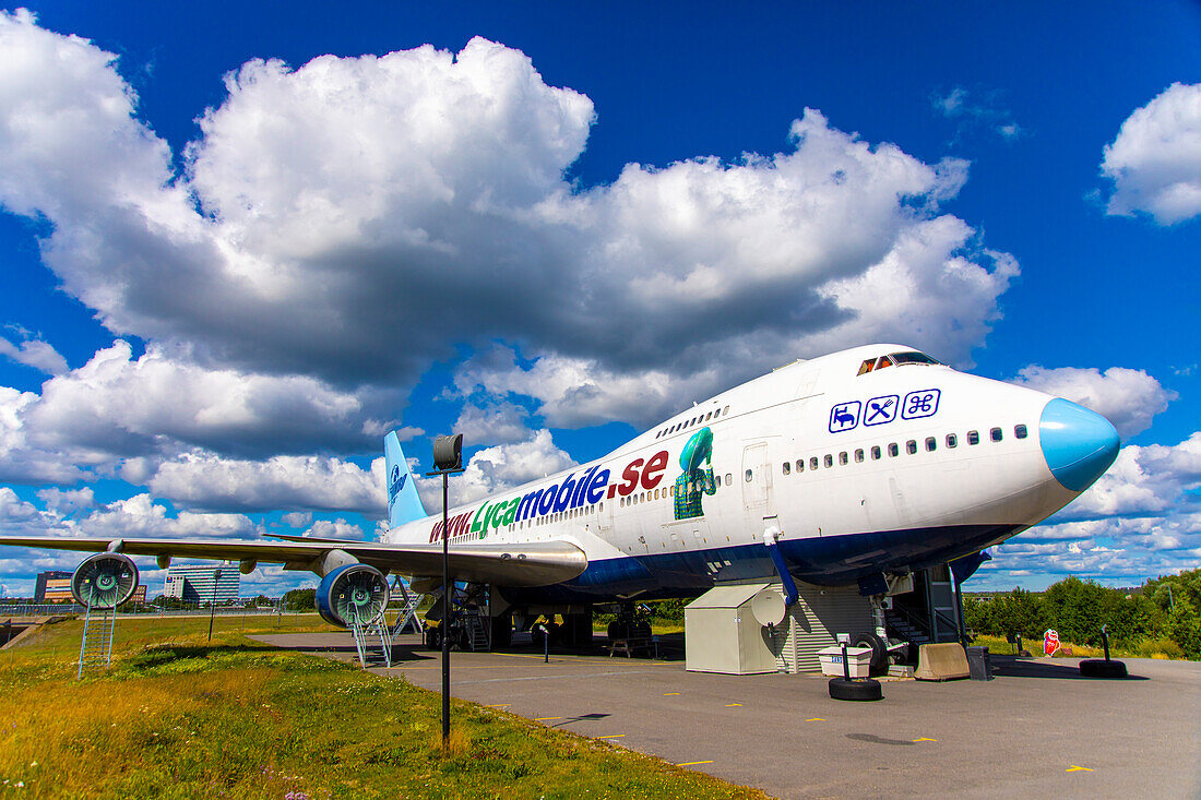 Europe,Scandinavia,Sweden. Stockholm. Stockholm-Arlanda airport. Jumbo Hostel. Youth hostel in a Boeing 747