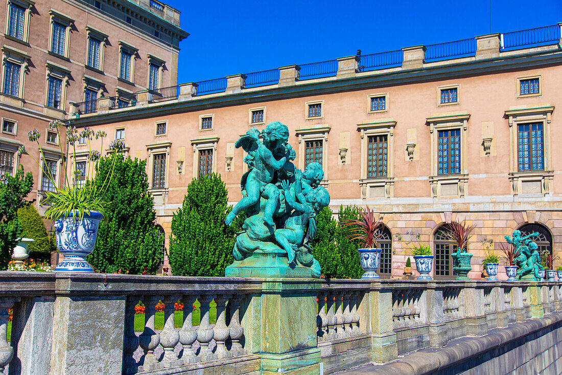 Europa,Skandinavien,Schweden. Stockholm. Stadtteil Gamla Stan. Königlicher Palast