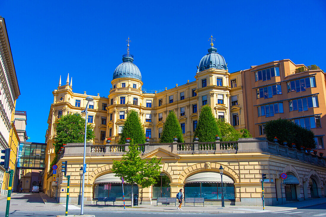 Europe,Scandinavia,Sweden. Stockholm. Gamla Stan district. Building of Handelsbanken Capital Markets