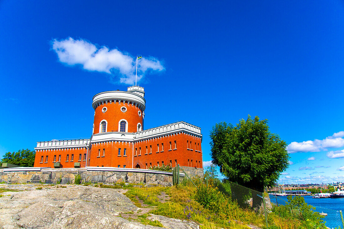 Europa,Skandinavien,Schweden. Stockholm. Kastellholmen Skridskopaviljongen. Kastellet.