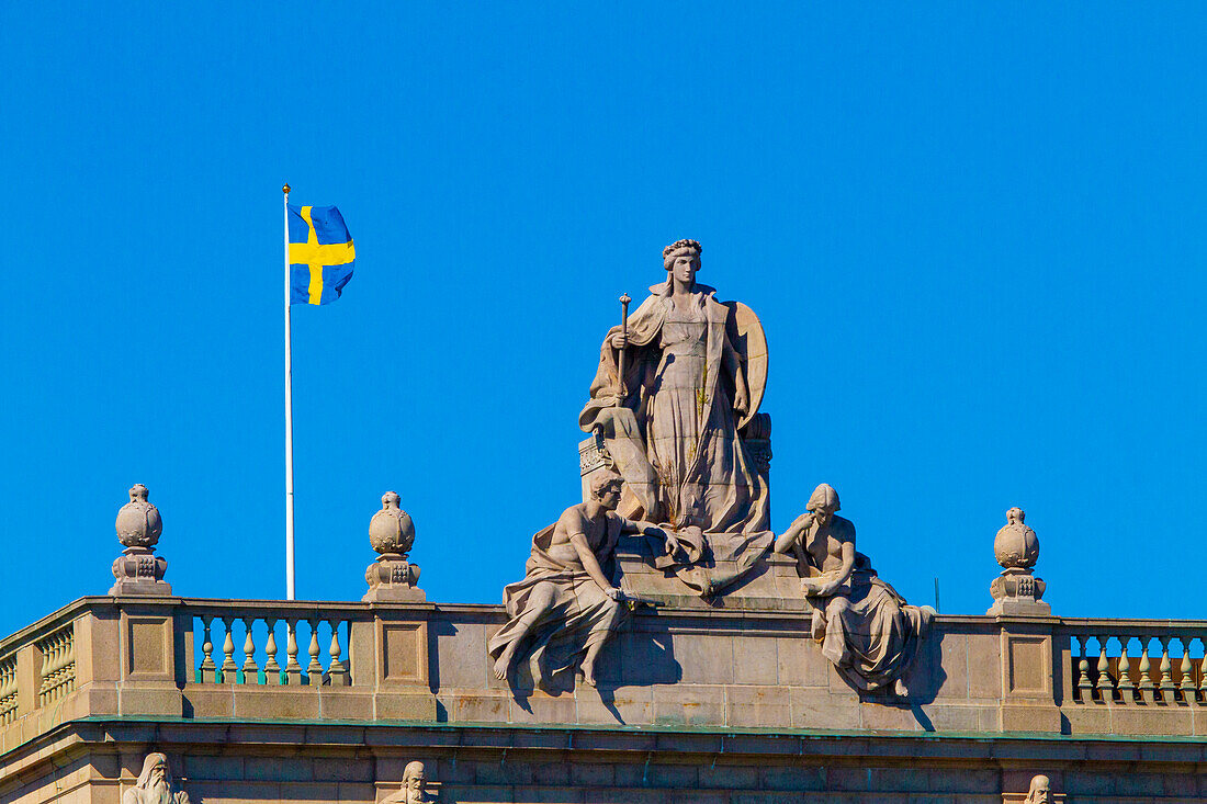 Europa,Skandinavien,Schweden. Stockholm. Riksdag. Riksdagshuse. Schwedisches Parlament. Insel Helgeandsholmen