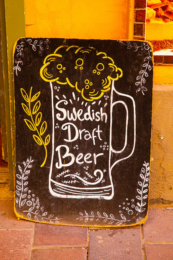 Europe,Scandinavia,Sweden. Stockholm. Swedish Draft Bier