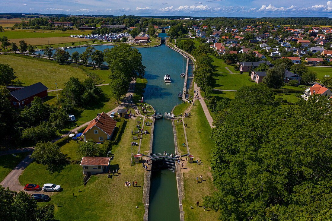 Sweden,Ostergotland County,Linkoping region,Kanal Goeta