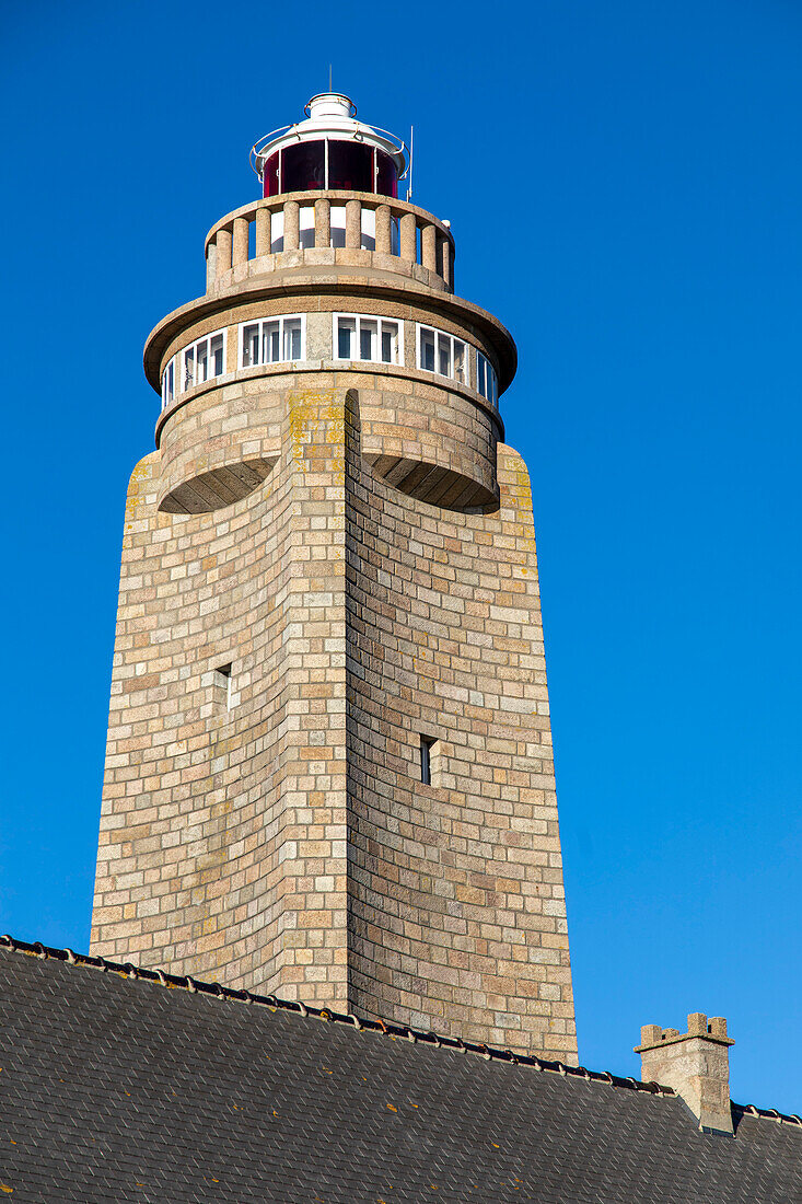 Frankreich,Manche,Cotentin. Fermanville. Leuchtturm am Kap Levi