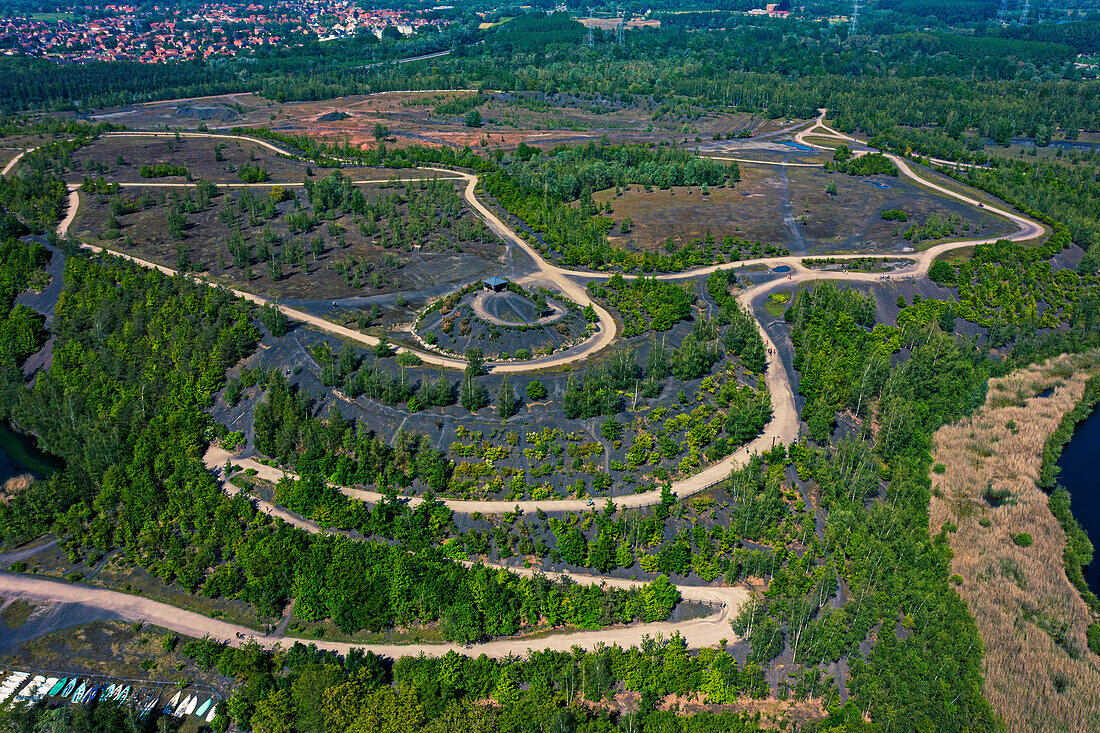 France,Hauts de France,Nord,Rieulay,Terril des Argales,mining site converted into a natural area