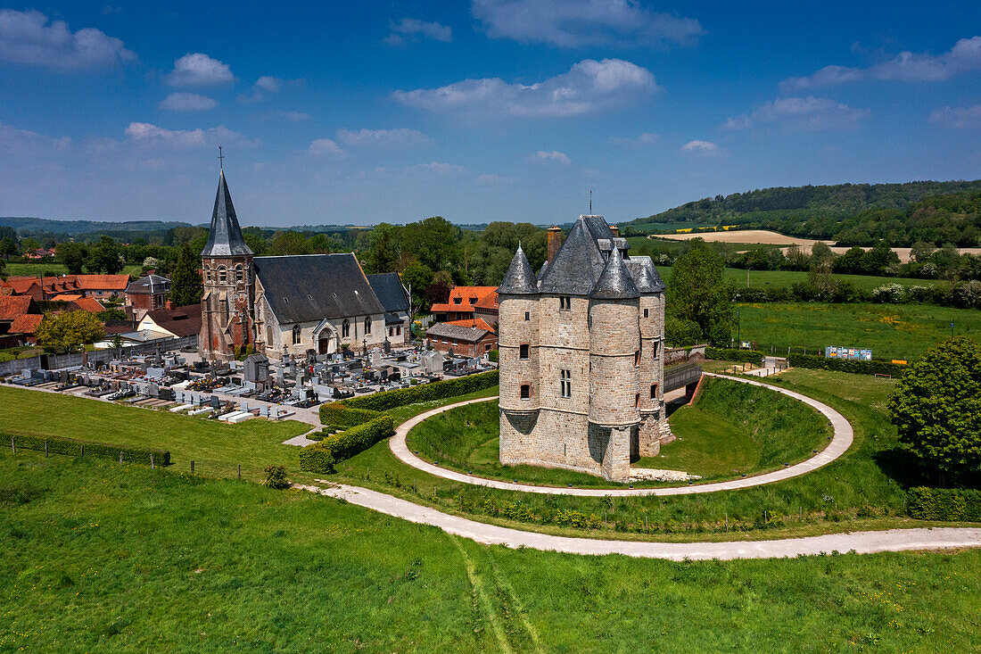 France,Hauts de France,Pas de Calais,Bours,the keep