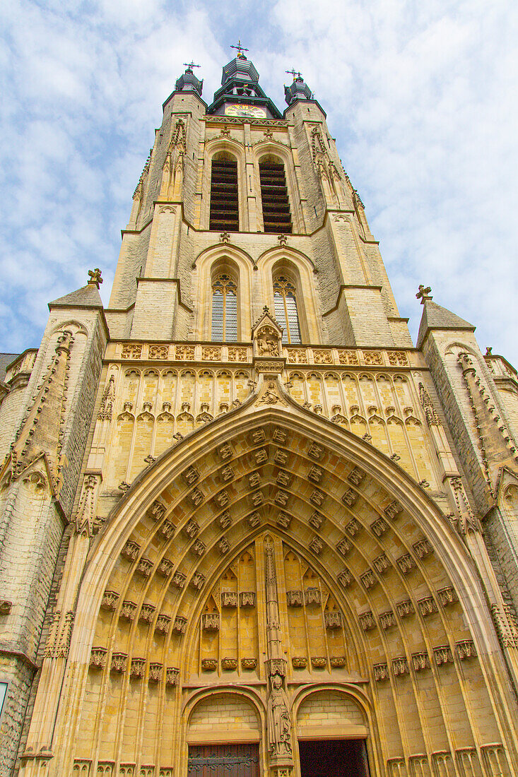 Europe,Belgium,Kortrijk,West Flanders Province. Church St Martin