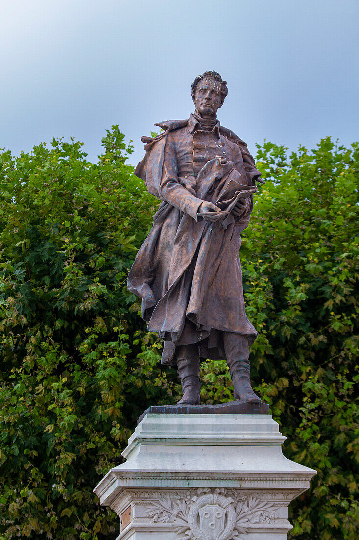 France,Saone-et-Loire,Mâcon. Lamartine statue