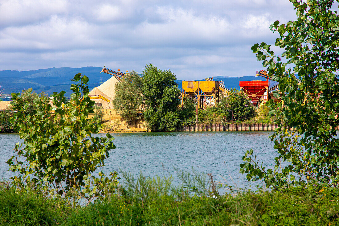 Frankreich,Saone-et-Loire,Mâcon. Saone-Fluss