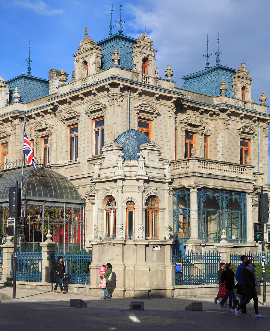 Chile,Magallanes,Punta Arenas,Plaza de Armas, Sara Braun Palast,