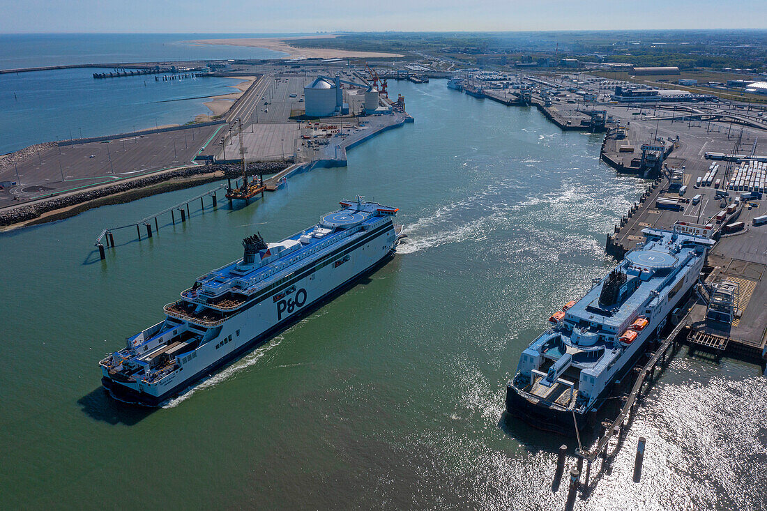 France,Hauts de France,Pas de Calais. Calais. Harbour. Strait of Dover