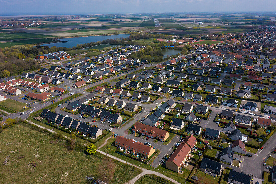 Frankreich,Hauts de France,Pas de Calais,Marck en Calais,Wohnsiedlung