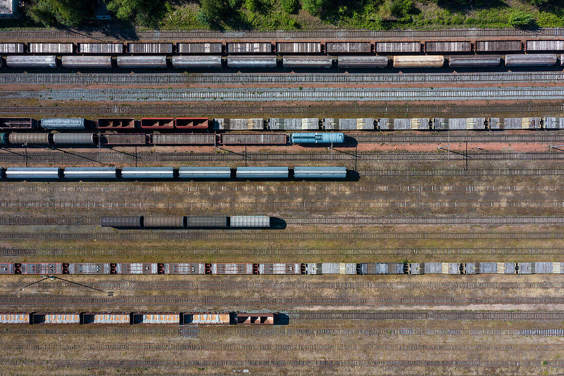 Frankreich,Hauts de France,Nord,Somain,Bahnhof