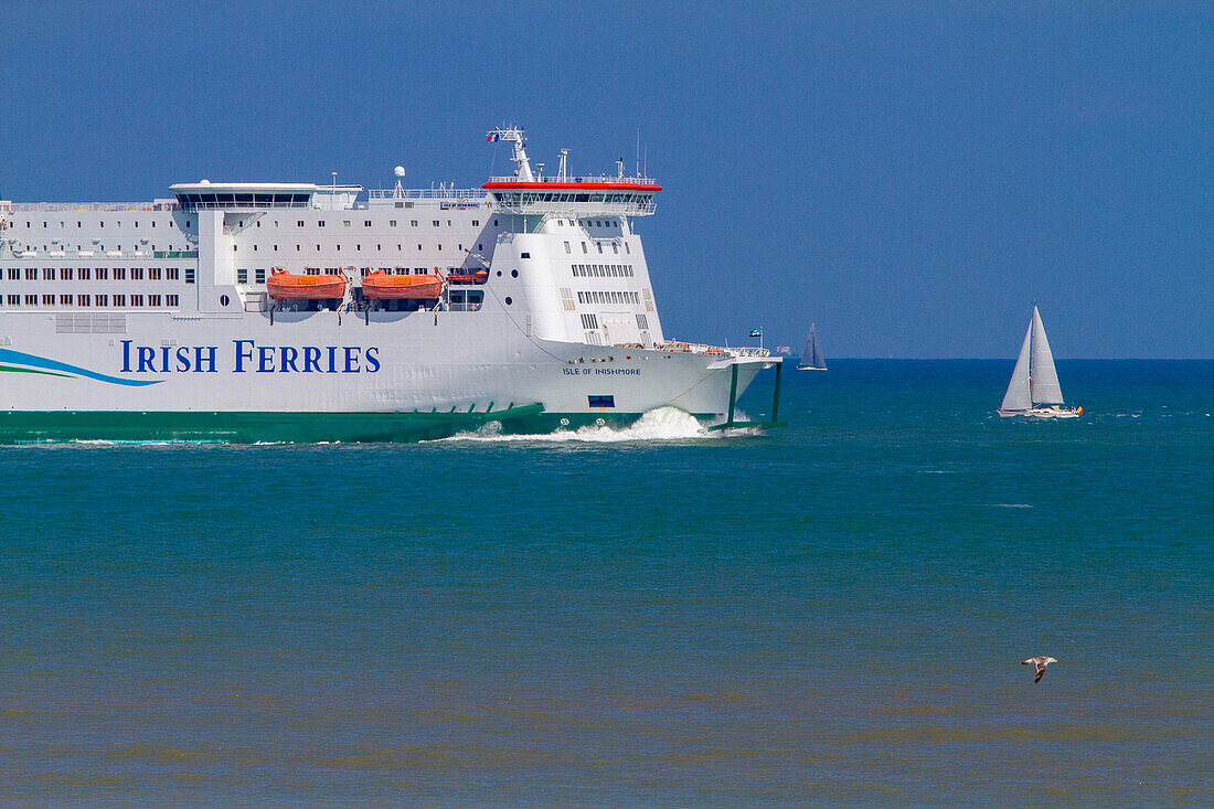 Frankreich,Hauts de France,Cote d'opale,Pas de Calais,Calais,. CalaisIsle of Inishmore,Irische Fähren