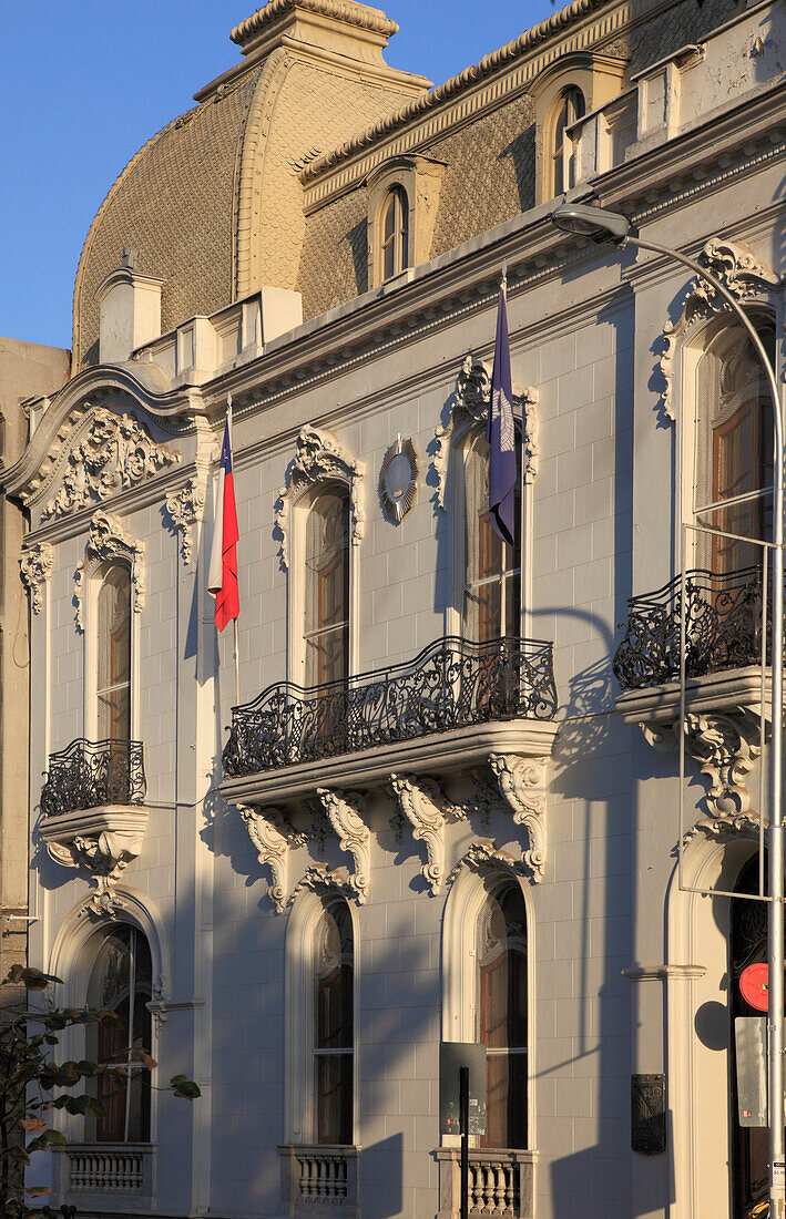 Chile,Santiago,Plaza Brasil,historic architecture,