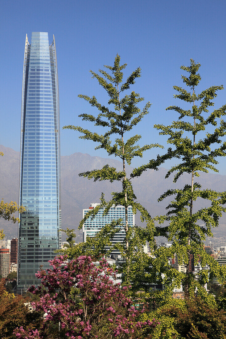 Chile,Santiago,skyline,Costanera Center,Gran Torre,