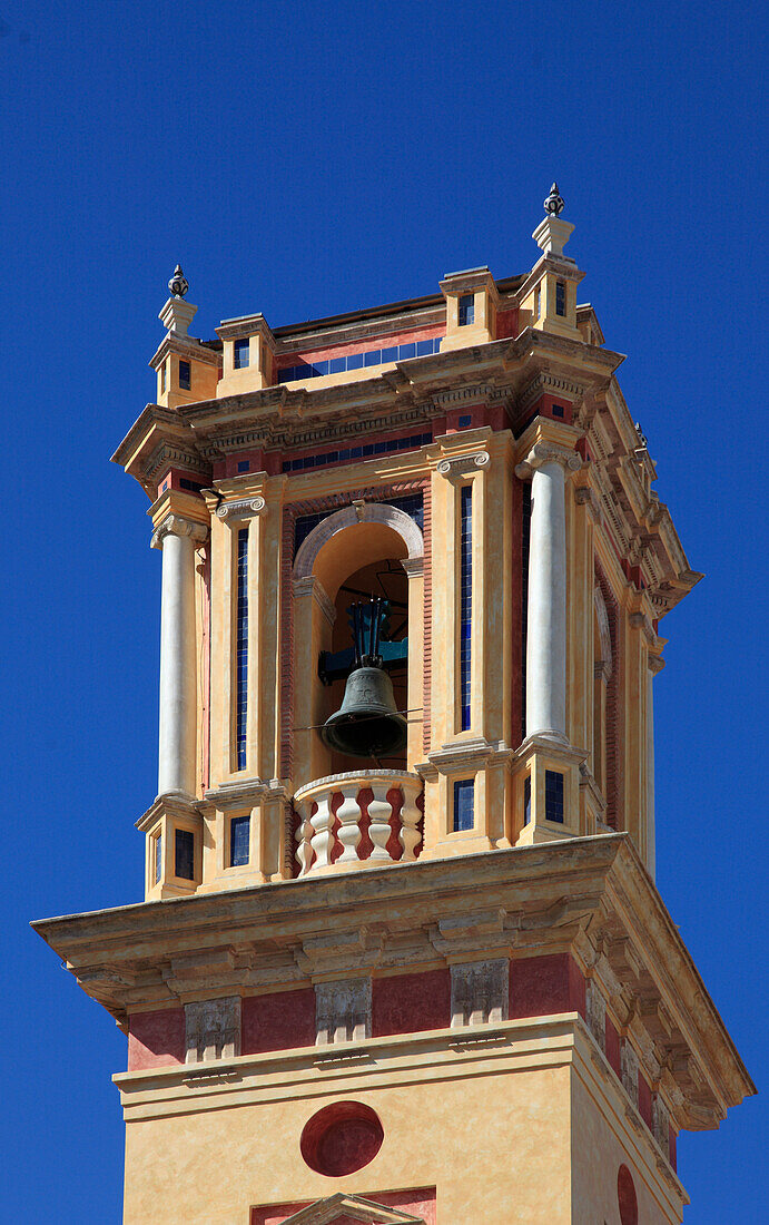 Spain,Andalusia,Seville,San Bartolome Church,bell tower