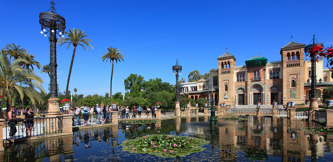 Spanien,Andalusien,Sevilla,Parque Maria Luisa,Pabellon Mudejar,Museo Artes y Costumbres Populares