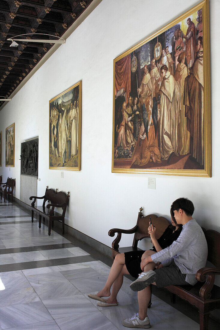 Spain,Andalusia,Seville,Museo de Bellas Artes,Fine Arts Museum,patio