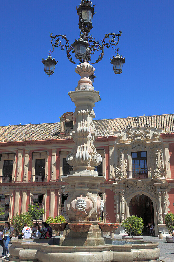 Spanien,Andalusien,Sevilla,Plaza Virgen de los Reyes,Fuente Farola