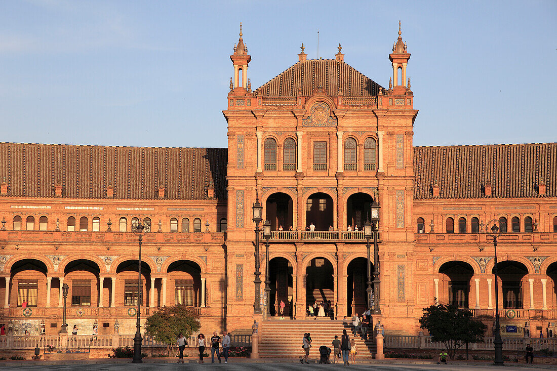 Spain,Andalusia,Seville,Plaza de Espana