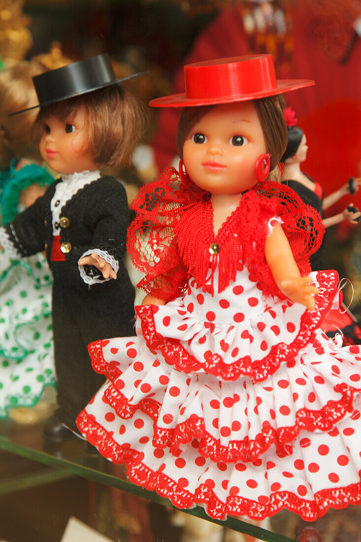 Spain,Andalusia,Seville,dolls,souvenir shop