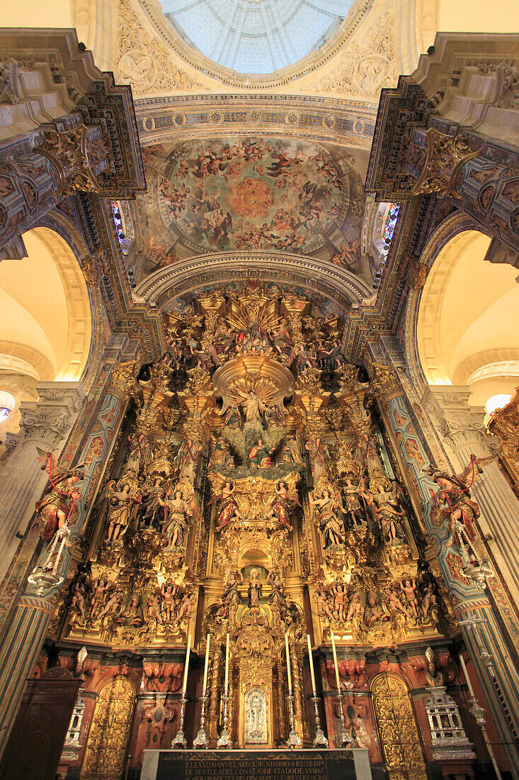 Spanien,Andalusien,Sevilla,Iglesia San Salvador,Kirche,Innenansicht