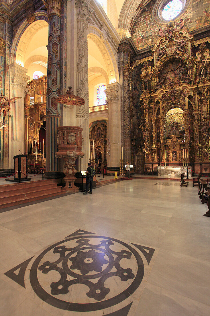 Spain,Andalusia,Seville,Iglesia San Salvador,church,interior