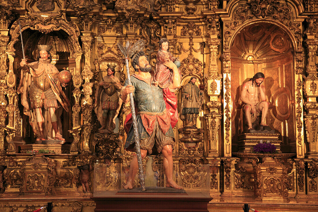 Spain,Andalusia,Seville,Iglesia San Salvador,church,interior