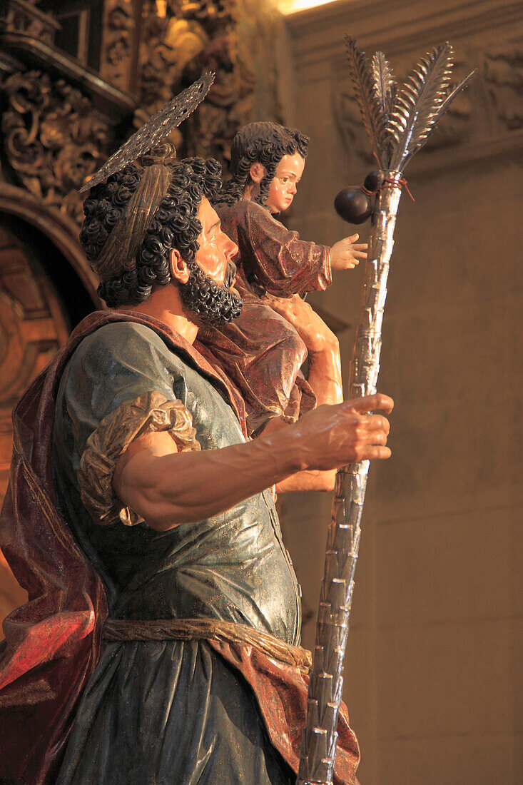 Spain,Andalusia,Seville,Iglesia San Salvador,church,interior