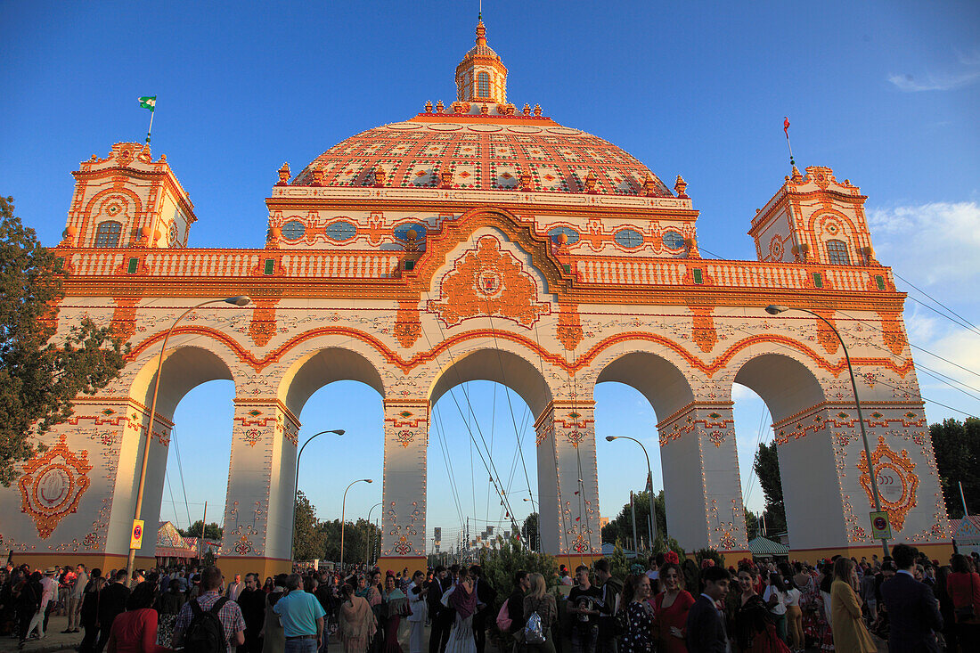 Spanien,Andalusien,Sevilla,Fest,Eingangstor