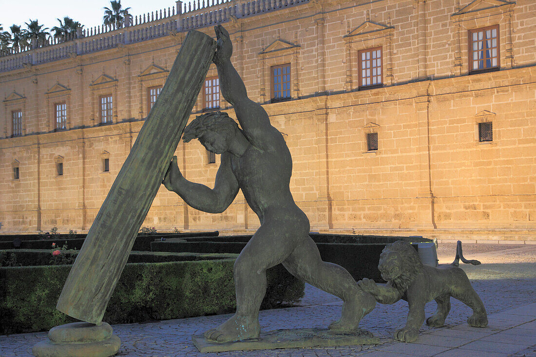 Spain,Andalusia,Seville,Parliament of Andalusia,Statue of Hercules