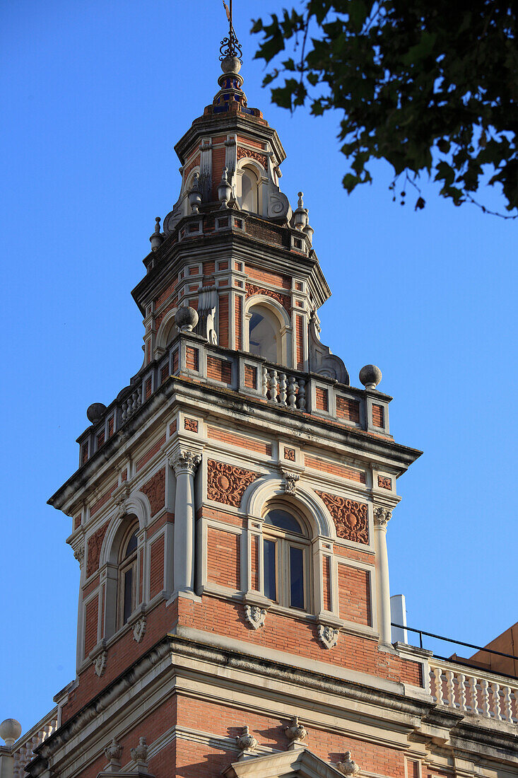 Spain,Andalusia,Seville,Telefonica Building