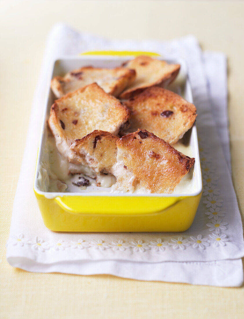 Hot Cross Bun Pudding