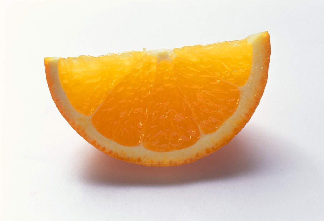 Ein Orangenschnitz