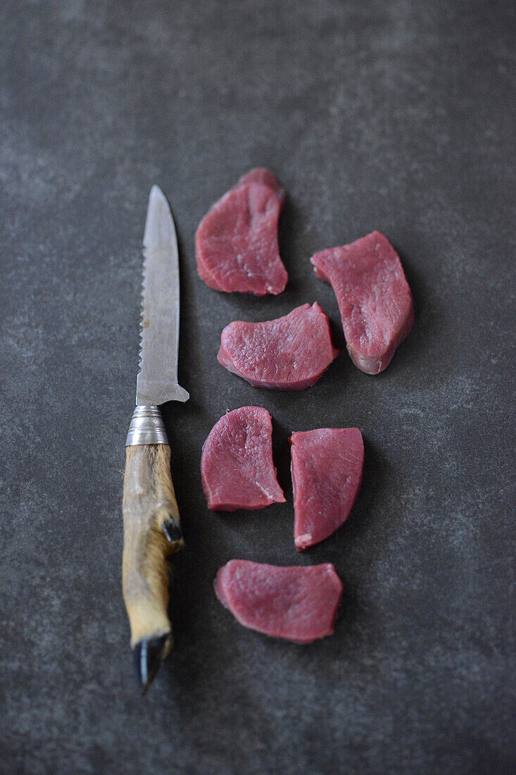 Venison medallions