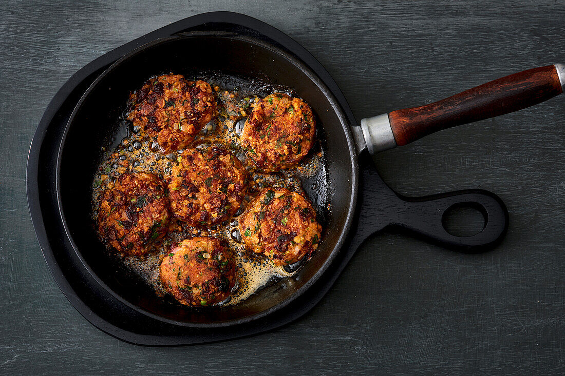 Fried bean meatballs