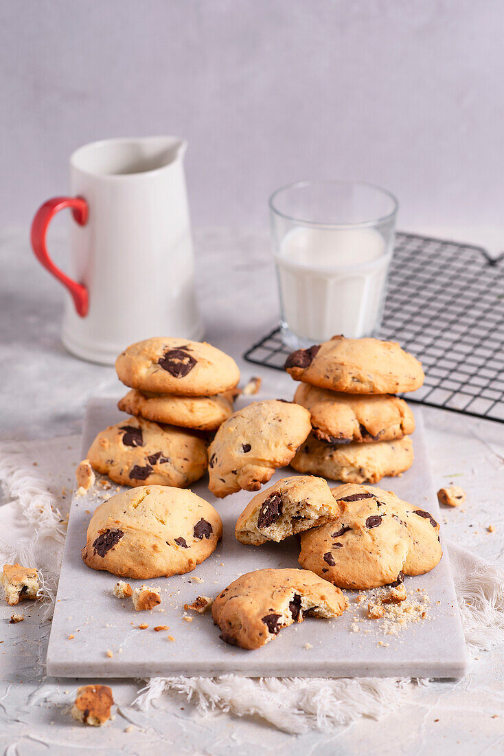 Cookies mit Schokoladenstücken