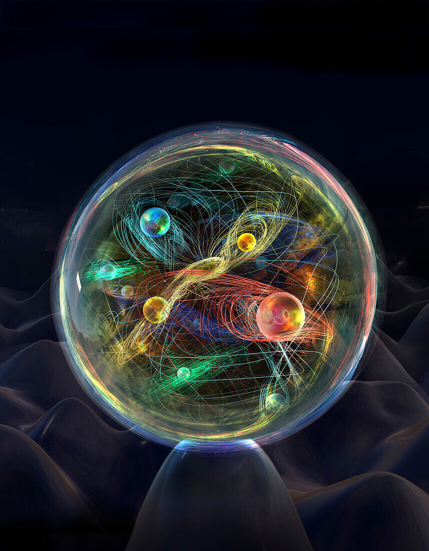 Higgs boson, conceptual illustration