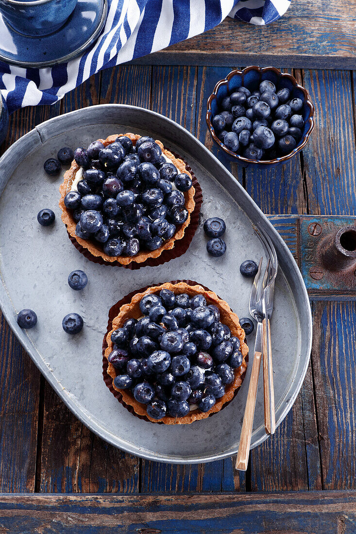 Blueberry tart