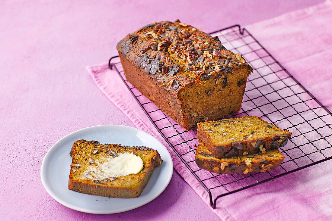 Schokoladen-Pekan-Brot