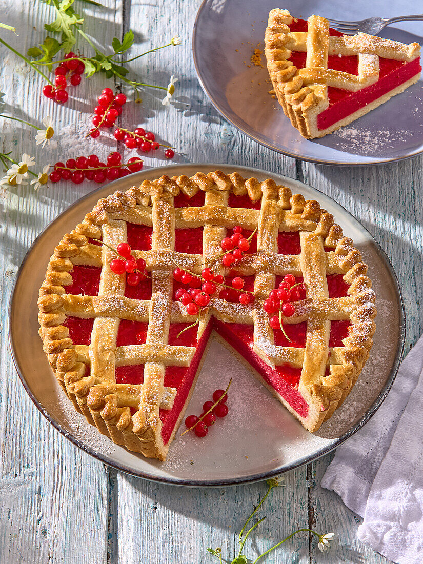 Redcurrant tart