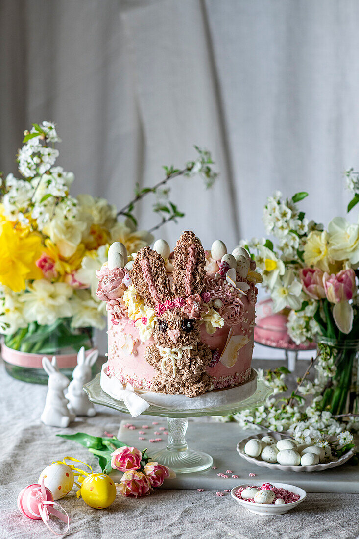 Buttercream cake for Easter