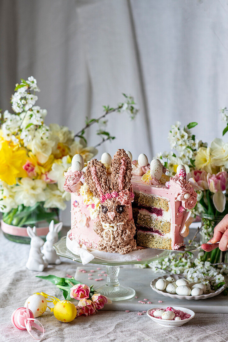 Buttercream cake for Easter