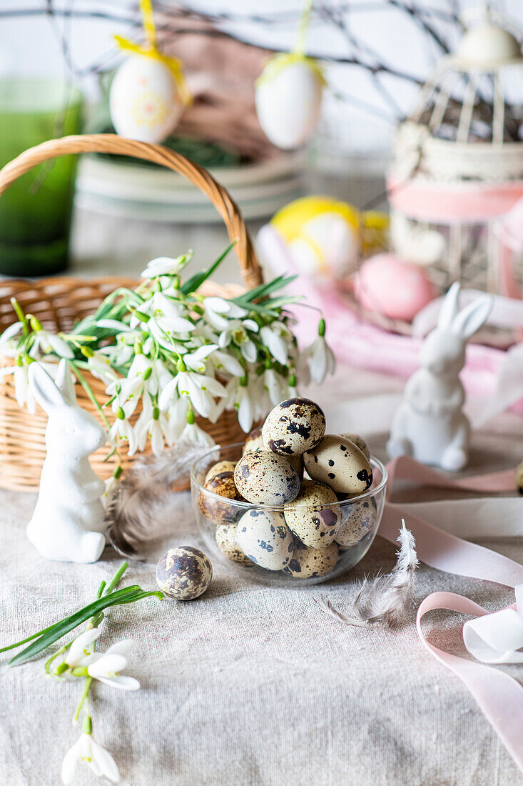 Easter table decorations